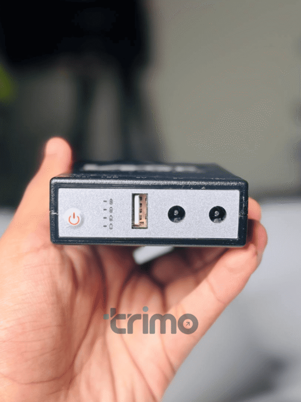 New Version WGP mini UPS 10400mAh – 5/9/12V – Black