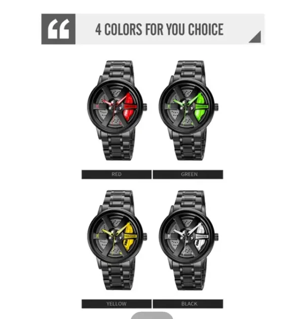 SKMEI 1787 Rotation Wheel Stainless Steel Watch for Men