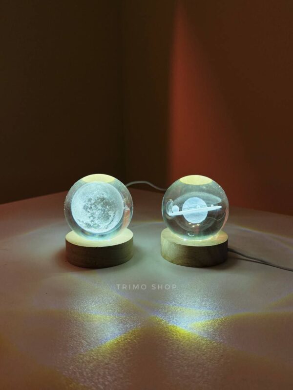 Crystal Galaxy Moon Ball