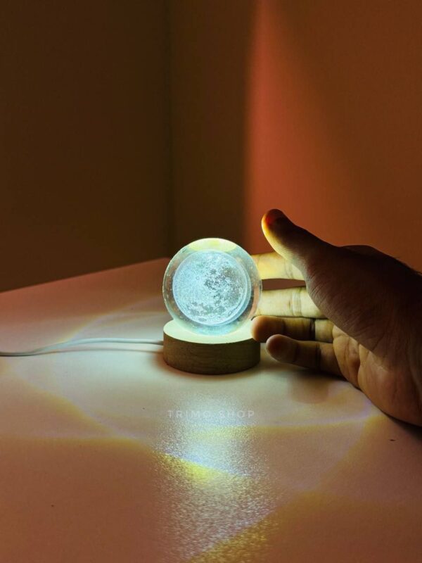 Crystal Galaxy Moon Ball